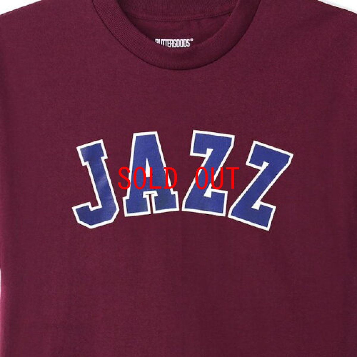 画像3: Jazz Logo S/S Tee Burgundy バーガンディー Tシャツ (3)