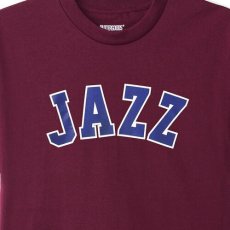 画像3: Jazz Logo S/S Tee Burgundy バーガンディー Tシャツ (3)