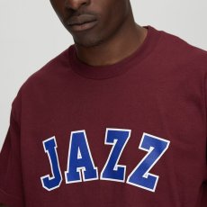 画像1: Jazz Logo S/S Tee Burgundy バーガンディー Tシャツ (1)