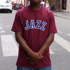 画像5: Jazz Logo S/S Tee Burgundy バーガンディー Tシャツ (5)