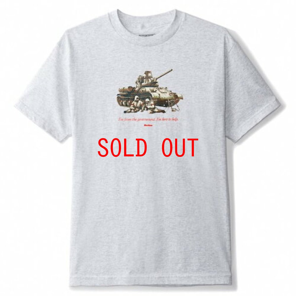 画像2: Government S/S Tee Ash Grey アッシュ グレー Tシャツ (2)