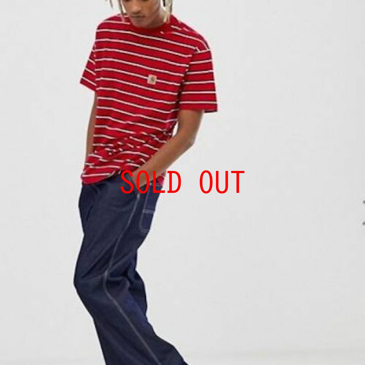 画像4: Carhartt WIP(カーハート ワークインプログレス) Houston Pocket S/S Tee T-Shirt Red  半袖 Tシャツ (4)