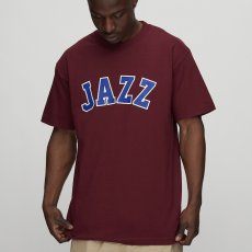 画像4: Jazz Logo S/S Tee Burgundy バーガンディー Tシャツ (4)