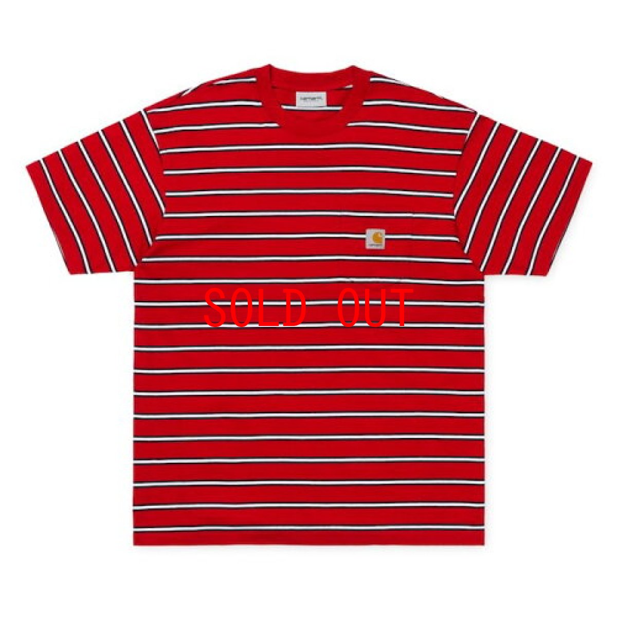画像2: Carhartt WIP(カーハート ワークインプログレス) Houston Pocket S/S Tee T-Shirt Red  半袖 Tシャツ (2)