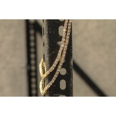 画像3: Tennis Chain Gold Necklace ネックレス ゴールド テニス チェーン (3)