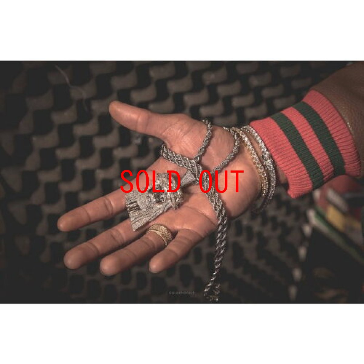 画像4: XL Jesus Chain Silver Necklace ネックレス シルバー ジーザス チェーン (4)