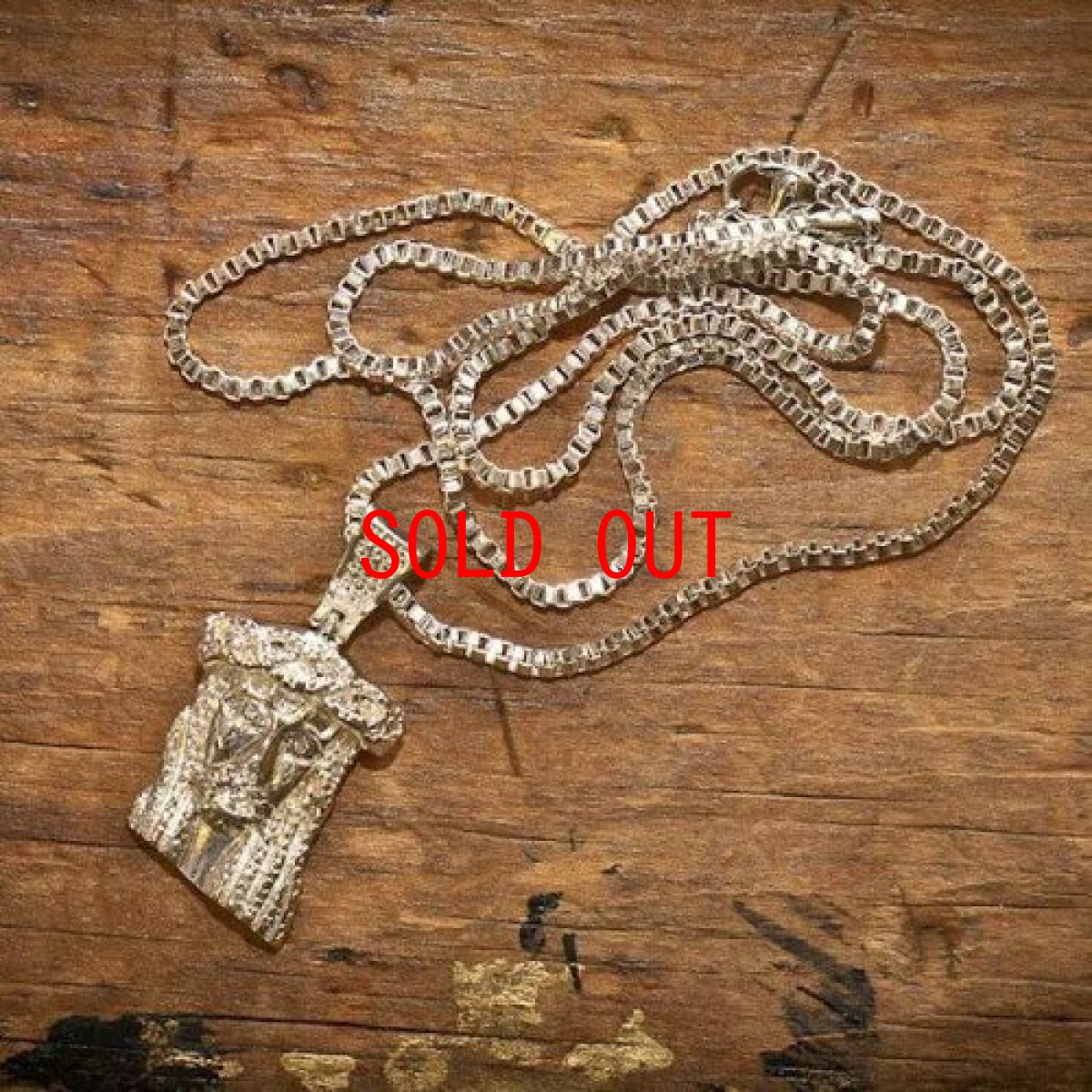画像3: Golden Gilt(ゴールデン・ギルト) Mini Jesus Chain Silver Necklace ネックレス シルバー 64cm jewelry ジーザス チェーン (3)