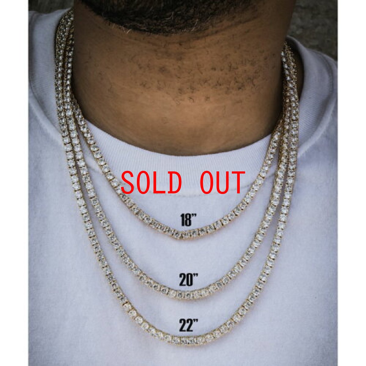 画像5: Tennis Chain Necklace ネックレス テニス チェーン (5)