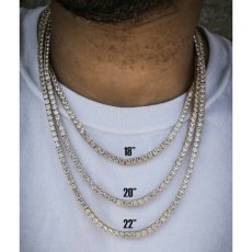 画像5: Tennis Chain Necklace ネックレス テニス チェーン (5)