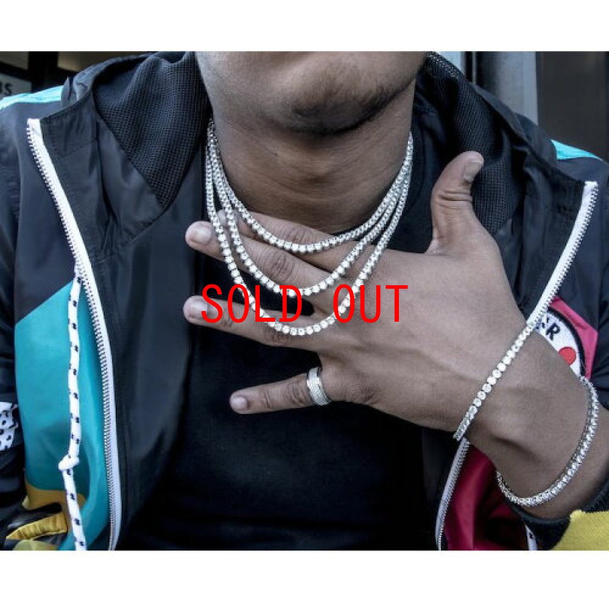 画像7: Tennis Chain Necklace ネックレス テニス チェーン (7)