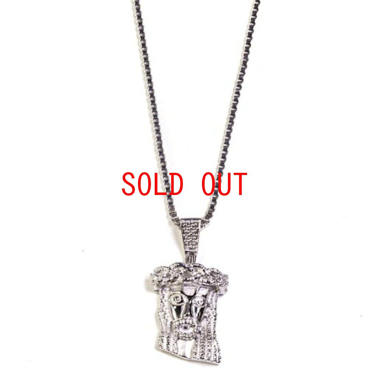 画像2: Golden Gilt(ゴールデン・ギルト) Mini Jesus Chain Silver Necklace ネックレス シルバー 64cm jewelry ジーザス チェーン (2)
