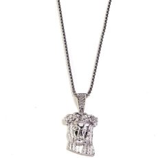 画像2: Golden Gilt(ゴールデン・ギルト) Mini Jesus Chain Silver Necklace ネックレス シルバー 64cm jewelry ジーザス チェーン (2)