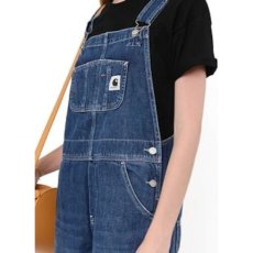 画像6: Bib Overall Straight Blue dark stone washed indigo デニム インディゴ ウィメンズ (6)