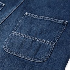 画像5: Bib Overall Straight Blue dark stone washed indigo デニム インディゴ ウィメンズ (5)