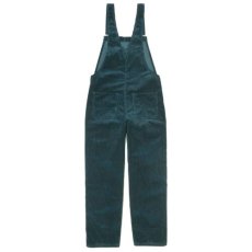 画像2: Bib Overall Straight Blue Coventry Corduroy, 8 Wales, 9.7 oz ウィメンズ (2)