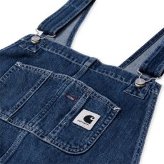 画像4: Bib Overall Straight Blue dark stone washed indigo デニム インディゴ ウィメンズ (4)