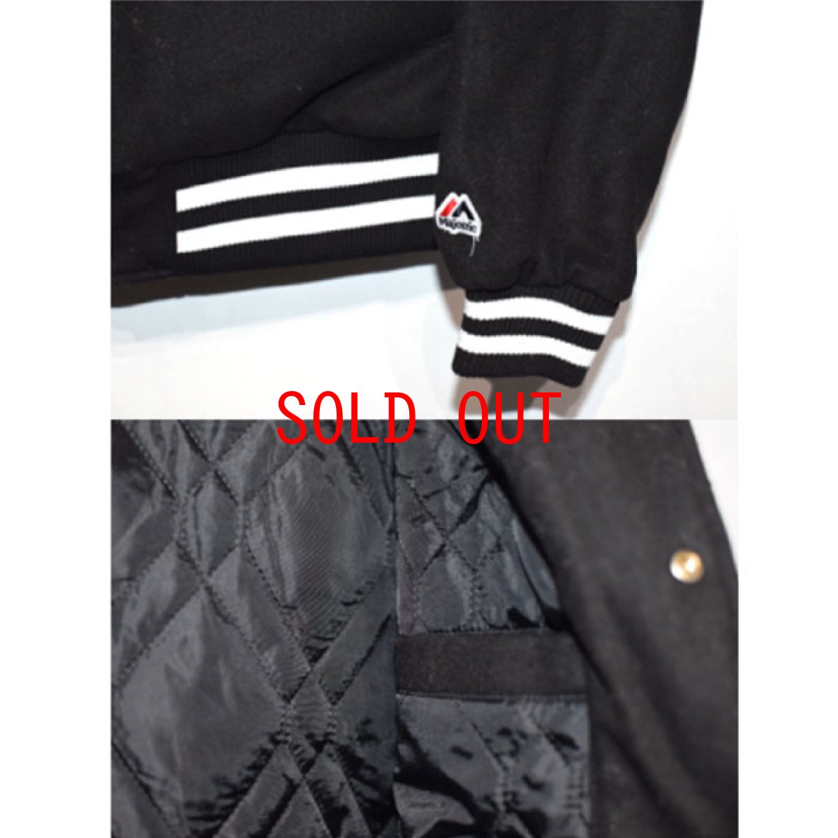 画像6: Majestic(マジェスティック) New York Yankees PU Leather Multi Wappen Stadium Jacket ニューヨーク ヤンキース スタジアム ジャケット (6)