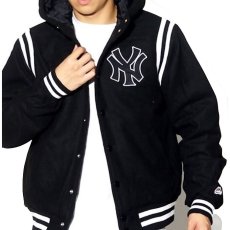 画像4: Majestic(マジェスティック) New York Yankees Hooded Stadium Jacket ニューヨーク ヤンキース フード スタジアム ジャケット (4)