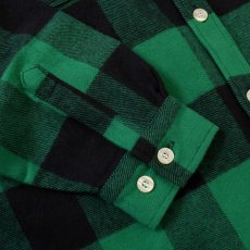 画像8: Lafayette(ラファイエット) × CLUB SAKENOMITAI ラファイエット さけのみたい SAKE NOMITAI PLAID FLANNEL SHIRT ネルシャツ GREEN グリーン (8)