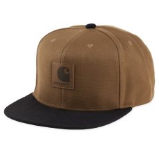 画像1: Logo Two Tone Snapback Cap Hamilton Brown/Black Black/Hamilton Brown ロゴ スナップバック キャップ 帽子 (1)