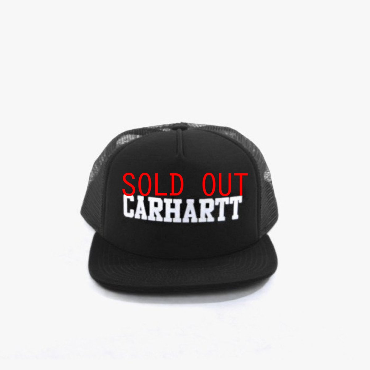 画像3: Trucker Logo Cap Black White Mesh Hat ロゴ メッシュ キャップ ハット 帽子 (3)