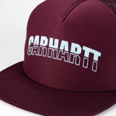 画像4: District Trucker Logo Cap Black Maroon Mesh Hat ロゴ メッシュ キャップ ハット 帽子 (4)