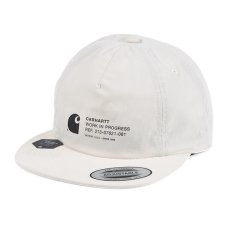 画像1: Military Cap White Black ロゴ パネル　キャップ　帽子 (1)