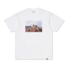 画像2: Matt Martin Flags S/S Tee Mountain White 半袖 Tシャツ (2)