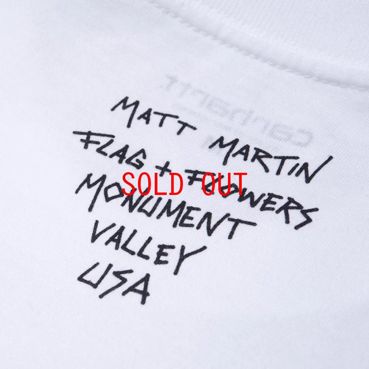 画像4: Matt Martin Flags S/S Tee Mountain White 半袖 Tシャツ (4)
