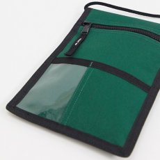 画像6: Collins Neck Pouch Black ブラック Treehouse Green グリーン Black Brown ブラック ネック ポーチ ホルダー パスポート ケース ポーチ カバン 鞄 (6)