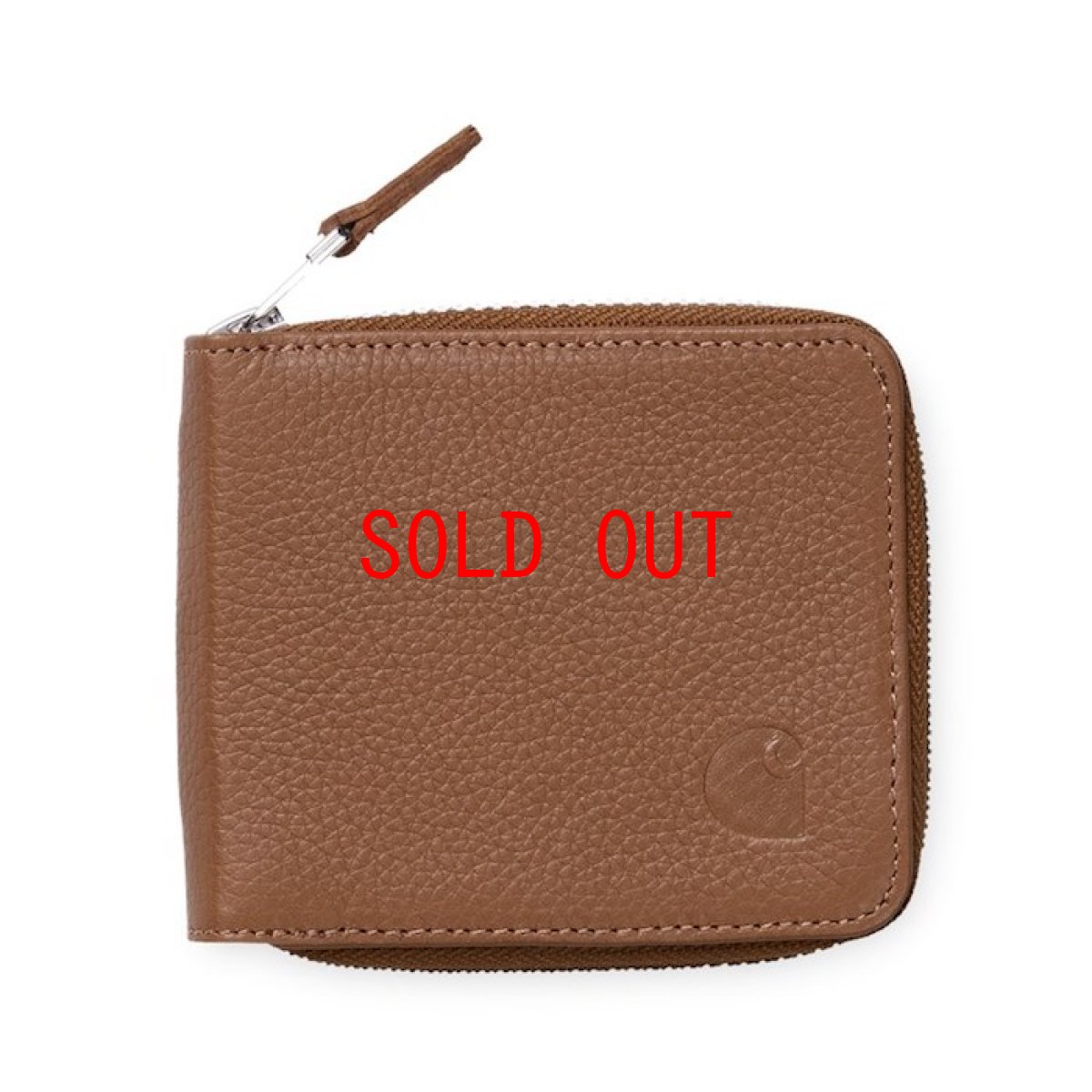 画像1: Leather Midi Zip Wallet Camo Black Brown ジップ レザー コンパクト 革 財布 (1)