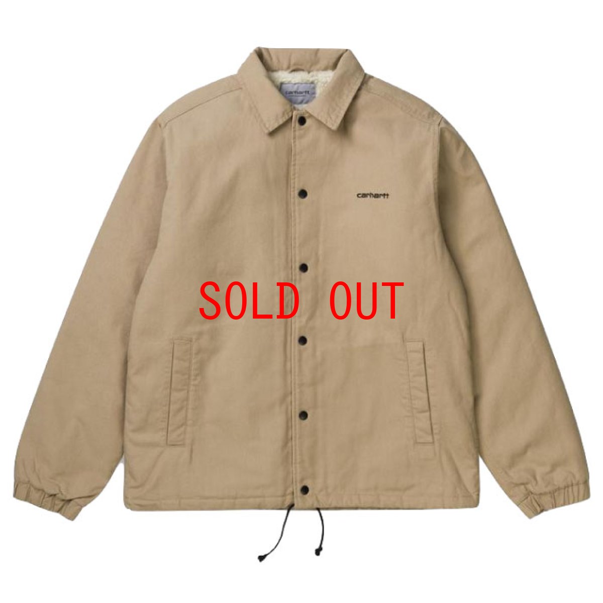 画像2: Canvas Coach Jacket Khaki キャンバス コーチ フリース ライナー ジャケット (2)