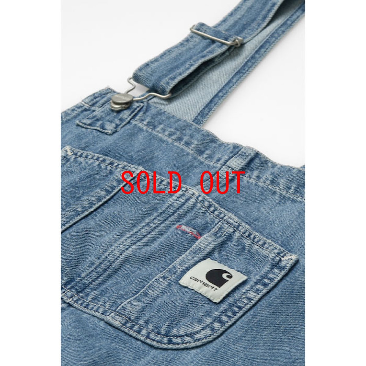 画像5: Bib Overall Blue Light Stone Washed  レディース オーバーオール Womens  (5)