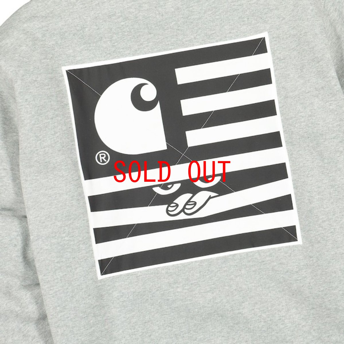 画像3: Incognito Sweat Flag Shirts Grey スウェット クルーネック ネイビー ブルー フラッグ Crew Neck Navy プルオーバー スウェット スエット (3)