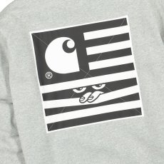 画像3: Incognito Sweat Flag Shirts Grey スウェット クルーネック ネイビー ブルー フラッグ Crew Neck Navy プルオーバー スウェット スエット (3)