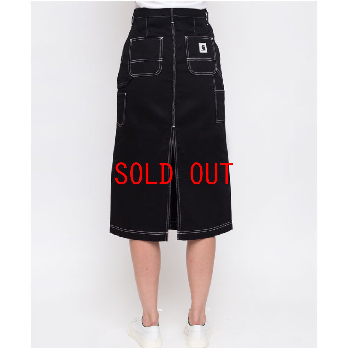 画像3: Pierce Skirt Black Rigit ブラック リジット スリット スカート women's ウィメンズ レディース (3)