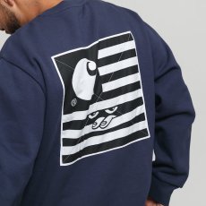 画像1: Incognito Sweat Flag Shirts Navy Blue スウェット クルーネック ネイビー ブルー フラッグ Crew Neck Navy プルオーバー スウェット スエット (1)