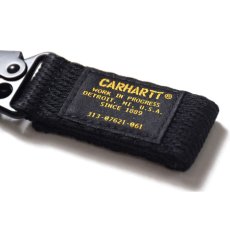 画像3: Carhartt WIP (カーハート ワークインプログレス)Military Keyholder Key Loop Ring Adventure Green Black ミリタリー グリーン ブラック スクリプト ロゴ キーホルダー (3)