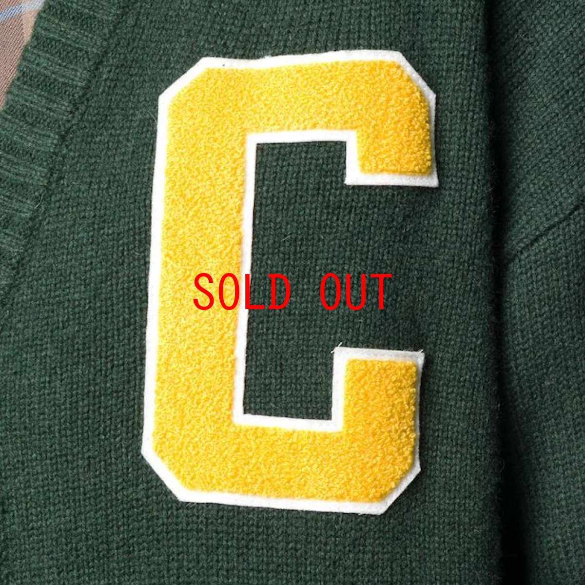 画像5: Pembroke Cardigan Knit Wear Sweater Green ニット カーディガン セーター ラムウール (5)