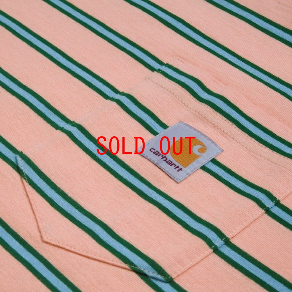 画像2: Border Tee T-Shirt Pink ロゴ ボーダー 半袖 Tシャツ (2)