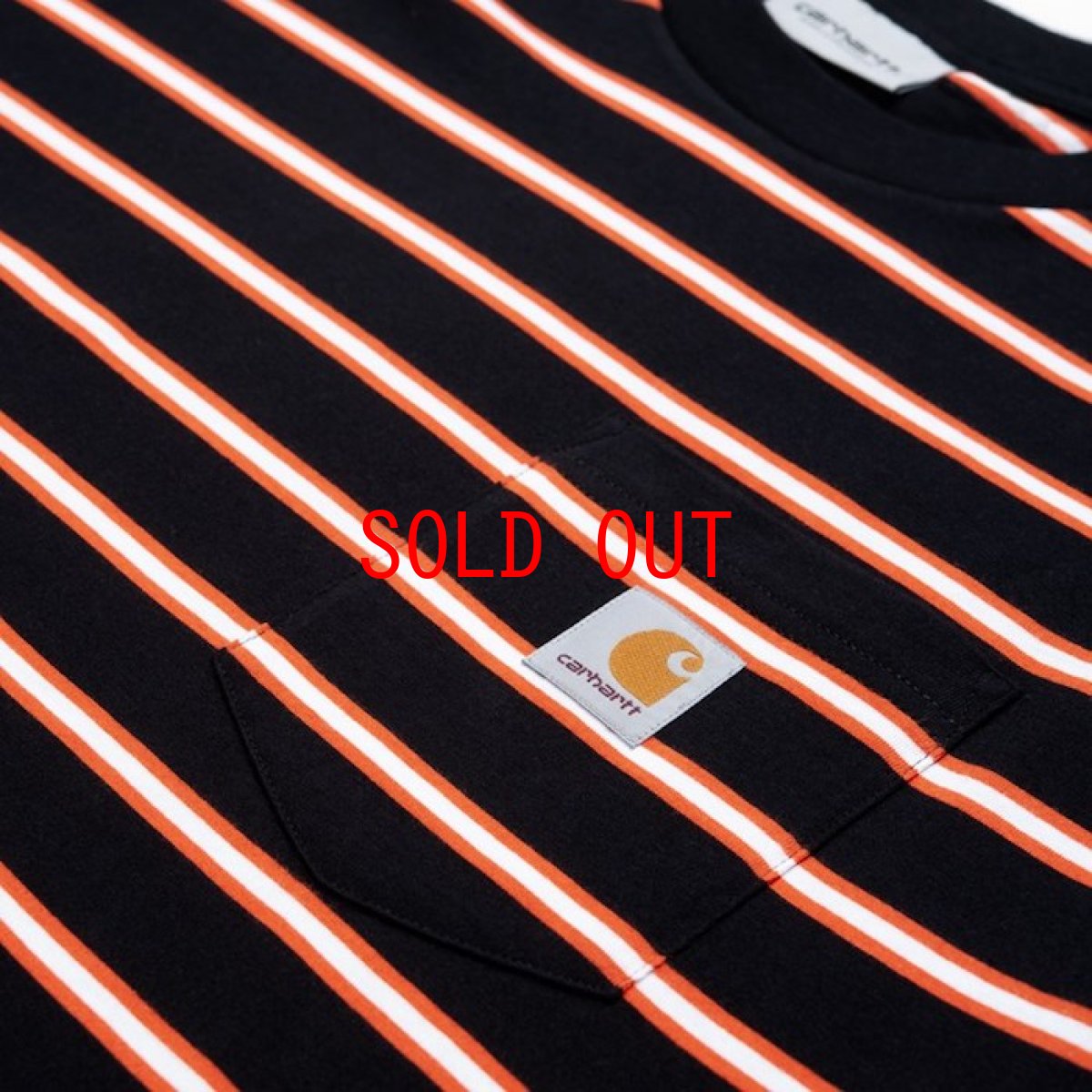 画像2: Border Tee T-Shirt Black ロゴ ボーダー 半袖 Tシャツ (2)