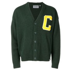 画像2: Pembroke Cardigan Knit Wear Sweater Green ニット カーディガン セーター ラムウール (2)