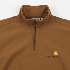 画像4: Half Zip Sweat Shirts Hamilton Brown ハーフジップ プルオーバー スウェット フーディー スエット (4)