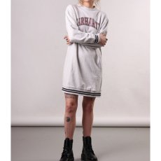 画像1: Knowledge Sweat Dress Ash Heather Crew Neck クルーネック スウェット ワンピース ウィメンズ レディース (1)