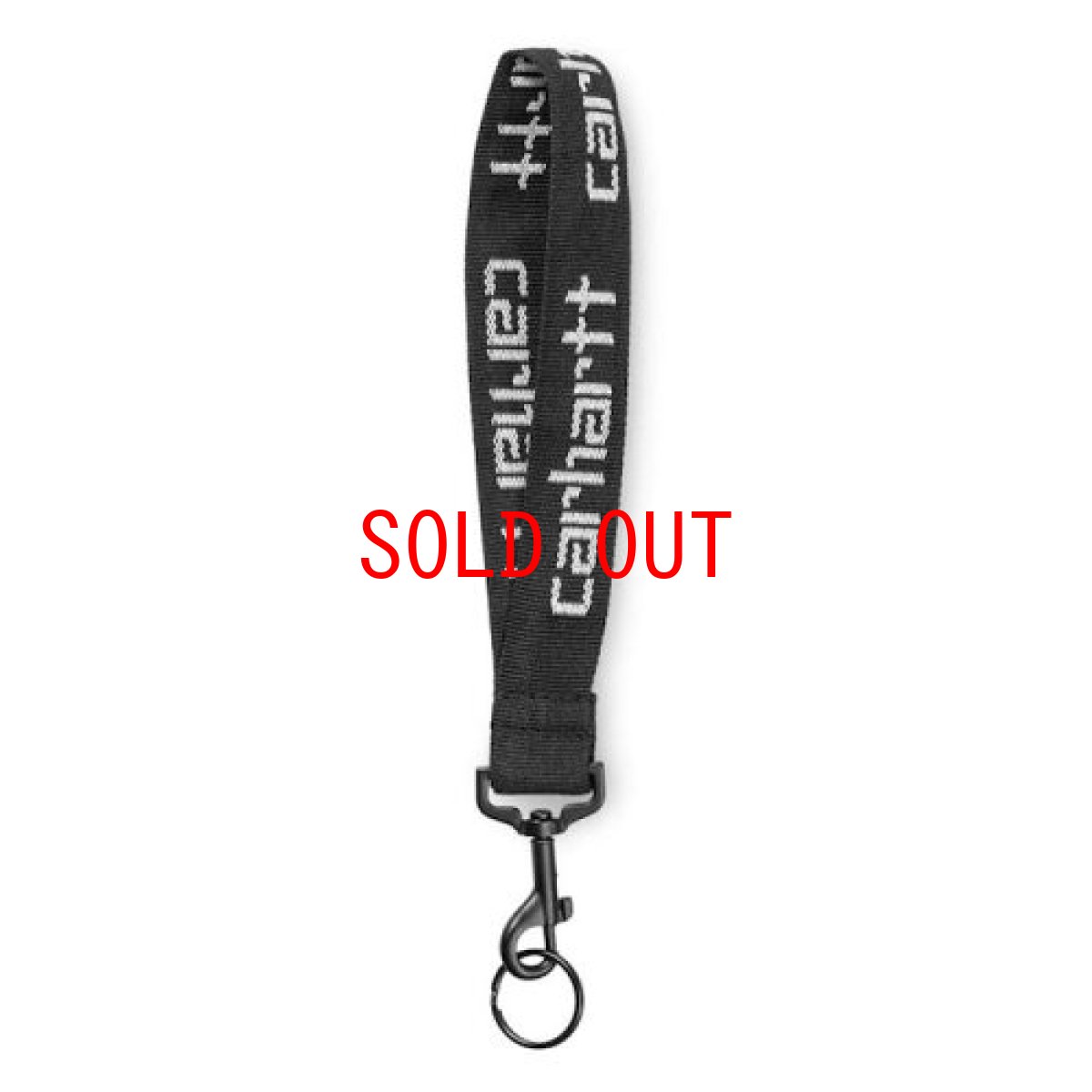 画像1: Script Logo Keyholder Cloudy Blue Black ブルー ブラック スクリプト ロゴ キーホルダー (1)