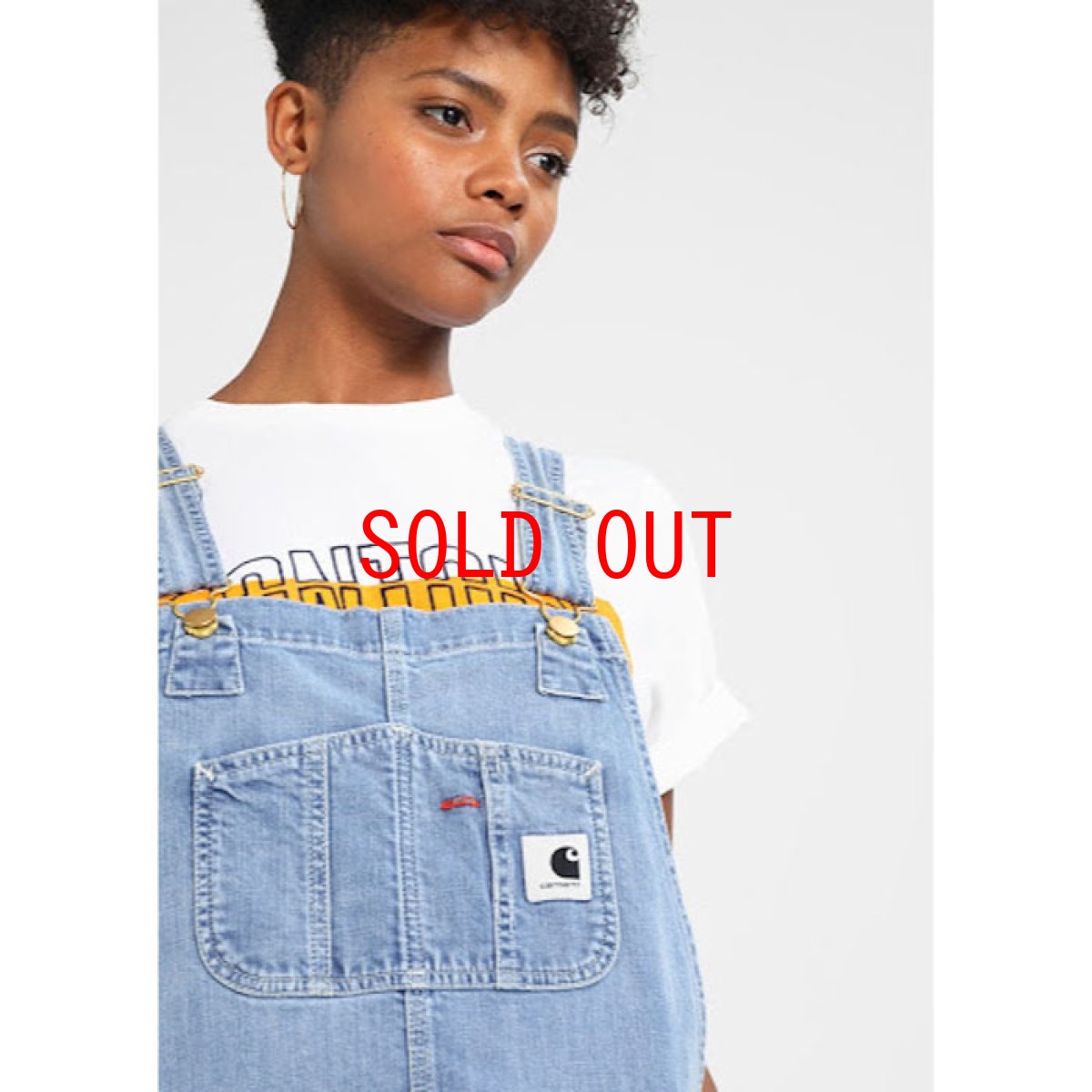 画像9: Bib Overall Blue Light Stone Washed  レディース オーバーオール Womens  (9)