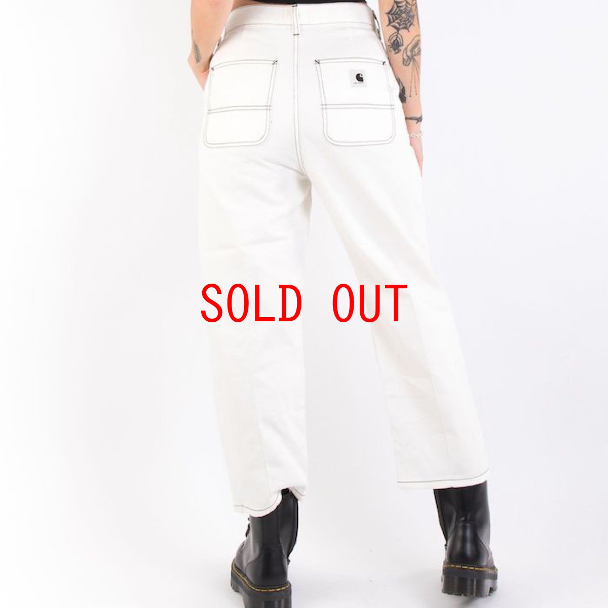 画像1: Amanda Pants Off White All In One women's ウィメンズ レディース ペインター パンツ (1)