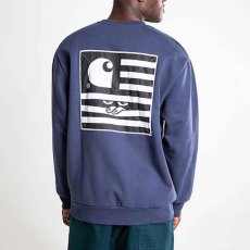 画像3: Incognito Sweat Flag Shirts Navy Blue スウェット クルーネック ネイビー ブルー フラッグ Crew Neck Navy プルオーバー スウェット スエット (3)