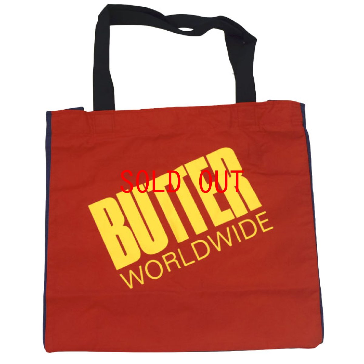 画像2: Logo Sail Tote Bag Navy Red Green ロゴ セイル トート バッグ (2)