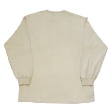 画像3: Gear L/S Tee Sand Beige Navy 長袖 Tシャツ  (3)